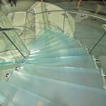Modern,Glass,Stair,Outline,Walking,Man,In,Shanghai,,China