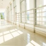 Empty,Long,Corridor,In,Hospital.